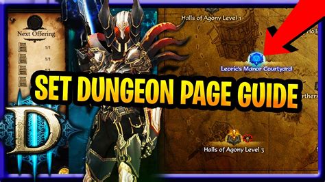D3 tome of set dungeons - To gather Tome of Set dungeon pages in Diablo 3, you need at least five items of all four origin…